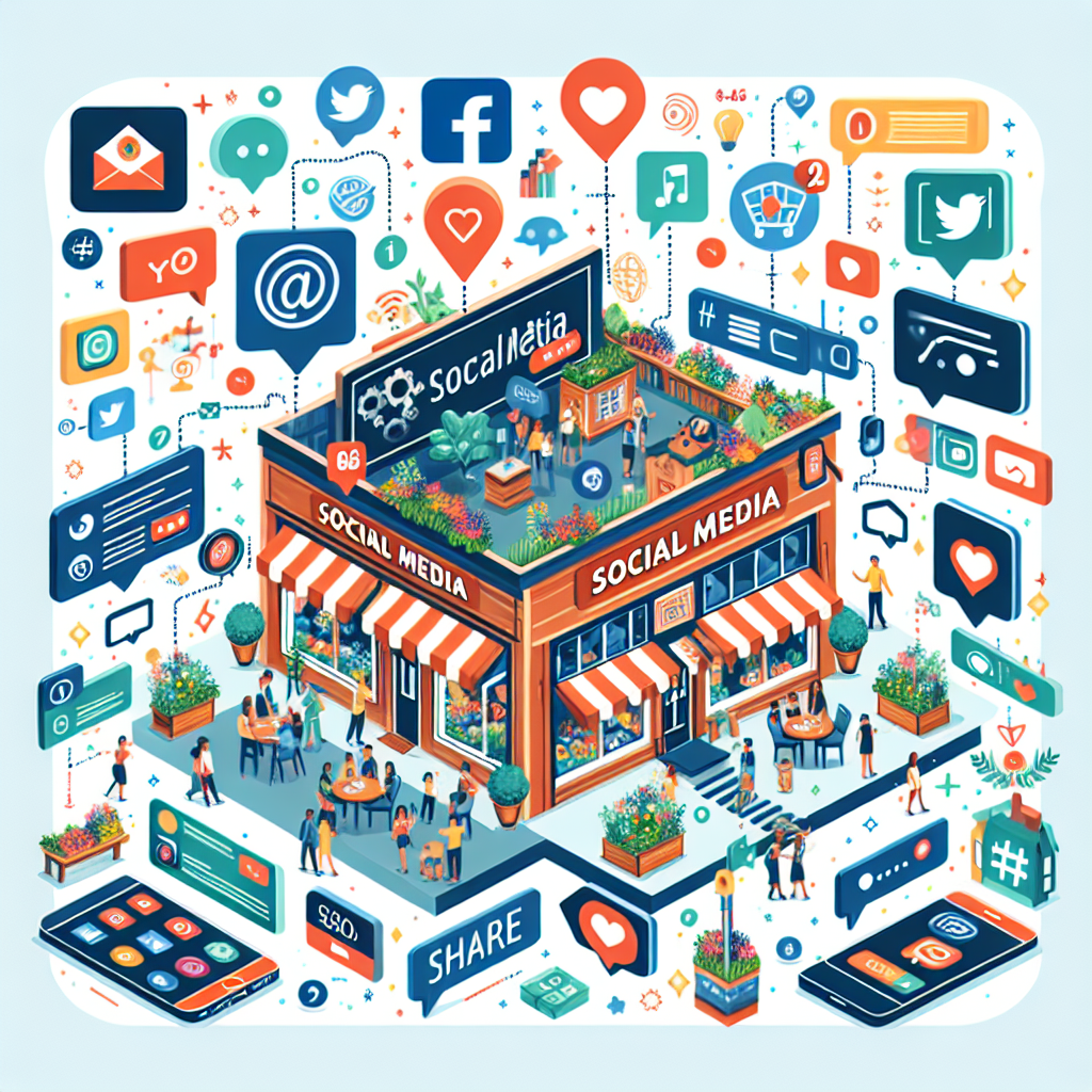 A graphic illustrating key social media strategies for successful small and medium-sized businesses (SMBs).